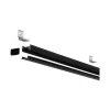 Profilé de strip LED Square IP20 noir Paulmann L.200 x H.15 x P.23cm