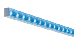 Profilé de strip LED Square IP20 aluminium, satiné Paulmann L.100 x H.15 x P.23cm