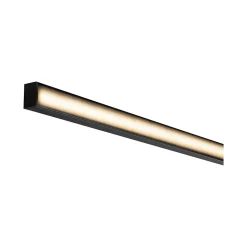 Profilé de strip LED Square IP20 noir Paulmann L.100 x H.15 x P.23cm