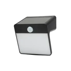 Projecteur à détection solaire Summerside LED intégrée 150lm 2.6W IP44 GoodHome noir