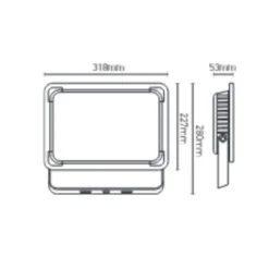 Projecteur Led usage intensif CCT 100W - Girard-Sudron - Ceylan