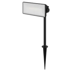 Projecteur à piquer Davern LED intégrée 2000lm IP65 GoodHome noir