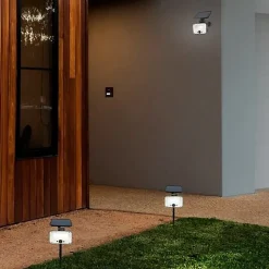 Projecteur à Piquer Solaire 8W - Projecteur Extérieur 100 lumens