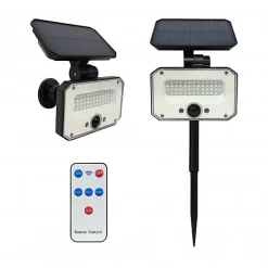 Projecteur à Piquer Solaire 8W - Projecteur Extérieur 100 lumens