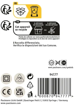 Projecteur de jardin LED Kikolo IP65 90mm 3000K 8W 520lm 230V 20 Anthracite Aluminium Matière plastique