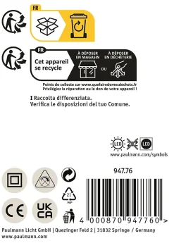 Projecteur de jardin LED Kikolo IP65 90mm 3000K 8W 500lm 230V 60 Anthracite Aluminium Matière plastique