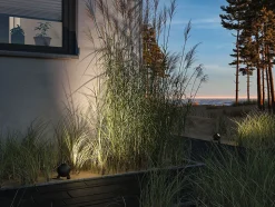 Projecteur de jardin LED Kikolo IP65 90mm 3000K 8W 500lm 230V 60 Anthracite Aluminium Matière plastique