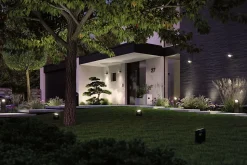 Projecteur de jardin LED Swivea IP44 183x534mm 3000K 8W 460lm 230V Anthracite Aluminium