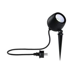 Projecteur de jardin LED Smart Home Zigbee 3.0 Kikolo IP65 90mm RGBW+ 6,2W 440lm 230V Anthracite Matière plastique Aluminium