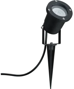 Projecteur de jardin LED IP65 rond 92mm 3000K 3,5W 230lm 230V 38 Noir Aluminium