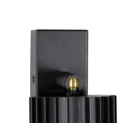 Projecteur de plafond extérieur design noir IP44 - Boris