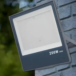 Projecteur Extérieur GRIS 200W IP65 - Blanc Froid 6000K - 8000K - SILAMP