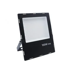 Projecteur Extérieur NOIR 100W IP65 - Blanc Neutre 4000K - 5500K - SILAMP