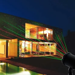 Projecteur Laser Rouge Et Vert Avec Piquet De Terre Laser100 De Wi-light