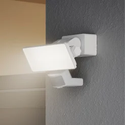 Projecteur LED à détection Davern 2000lm 20W IP65 GoodHome blanc