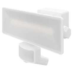 Projecteur LED à détection Davern 3000lm 30W IP65 GoodHome blanc