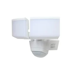 Projecteur LED à détection Security 2X10W 1600lm 20W IP54 GoodHome blanc