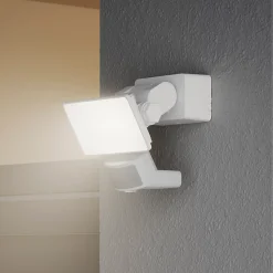 Projecteur LED à détection Davern 1000lm 10W IP65 GoodHome blanc