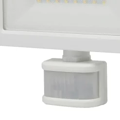 Projecteur LED à détection Lucan 3000lm 30W IP65 GoodHome blanc