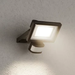 Projecteur LED à détection Lucan 2000lm 20W IP65 GoodHome noir