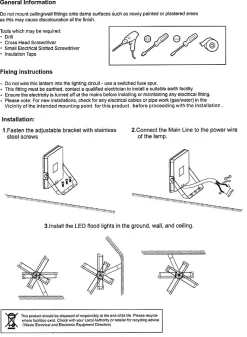 Projecteur LED avec détecteur de mouvement 30W Noir Etanche IP65 Forte luminosité 3300 Lumens Blanc chaud 3000K