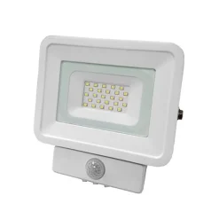 Projecteur Led avec détecteur infrarouge 20W blanc - Optonica