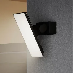 Projecteur LED Davern 3000lm 30W IP65 GoodHome noir