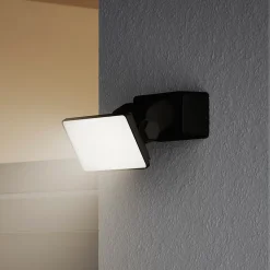 Projecteur LED Davern 1000lm 10W IP65 GoodHome noir