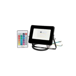 Projecteur Led EDM RGB 10W 806 Lumens - Noir