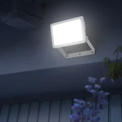 Projecteur LED extérieur blanc IP65 2300lm 20W GoodHome, Lucan