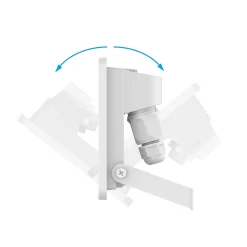 Projecteur LED extérieur blanc IP65 3600lm 30W GoodHome, Lucan