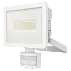 Projecteur LED extérieur détecteur de mouvement blanc IP65 3600lm 30W GoodHome, Lucan