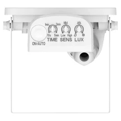 Projecteur LED extérieur détecteur de mouvement blanc IP65 1150lm 10W GoodHome, Lucan