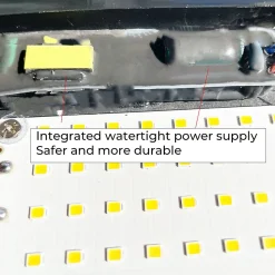 Projecteur LED Extérieur IP65 Imperméable 100W 9500Lm 3000K Lumière Chaude pour Maison Garage Jardin Terrasse Champ