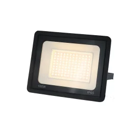 Projecteur LED Extérieur IP65 Imperméable 100W 9500Lm 3000K Lumière Chaude pour Maison Garage Jardin Terrasse Champ