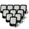 Projecteur LED Extérieur SMD 50W IP65 Noir (Pack de 10) - Blanc Froid 6000K - 8000K - SILAMP