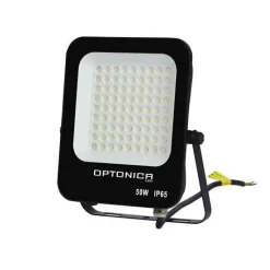 Projecteur LED Extérieur SMD 50W IP65 Noir - Blanc Chaud 2300K - 3500K - SILAMP