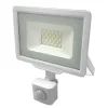 Projecteur LED Extérieur 20W IP65 BLANC avec Détecteur de Mouvement Crépusculaire - Blanc Froid 6000K - 8000K - SILAMP