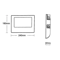 Projecteur LED Extérieur 50W IP65 No Flicker - BLEU GRIS (Pack de 10) - Blanc Neutre 4000K - 5500K - SILAMP