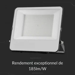 Projecteur LED Gris 100W 185lm/W - Blanc Neutre 4000K - 5500K - SILAMP