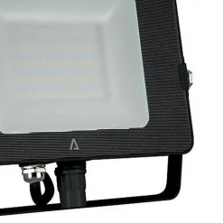 Projecteur LED NOIR 20W SMD 1600Lm Blanc chaud 3000K 230V Extérieur/Intérieur IP65 ASLO