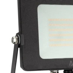 Projecteur LED NOIR 20W SMD 1600Lm Blanc chaud 3000K 230V Extérieur/Intérieur IP65 ASLO