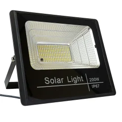 Projecteur LED solaire 45 W IP67 150 lm avec télécommande et détecteur de mouvement
