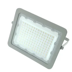 Projecteur LED 100W GRIS Etanche IP65 Forte luminosité avec LUMILEDS Puce 10000 Lumens Blanc neutre 4000K