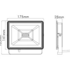 Projecteur LED 20W IP65 3000K TIGRIS