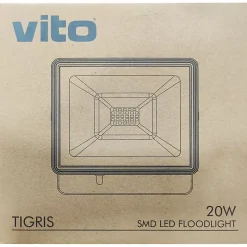 Projecteur LED 20W IP65 6000K TIGRIS