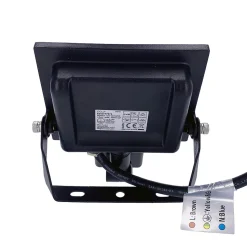 Projecteur LED 10W 4000K 735 lm IP65 avec détecteur DORAN EDO
