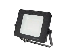 Projecteur LED 50W Noir Etanche IP65 Forte luminosité 5500 Lumens Blanc froid 6000K atelier garage jardin terrain de sport
