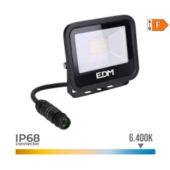 Projecteur LED 20W Noir Étanch