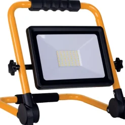 Projecteur LED 20W Pour Chantier Portable IP65 + 3M de câble - Blanc Froid 6000K - 8000K - SILAMP